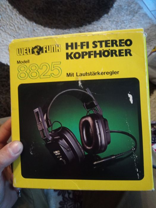 Casti profesionale retro weltfunk pentru colectie sau de folosit