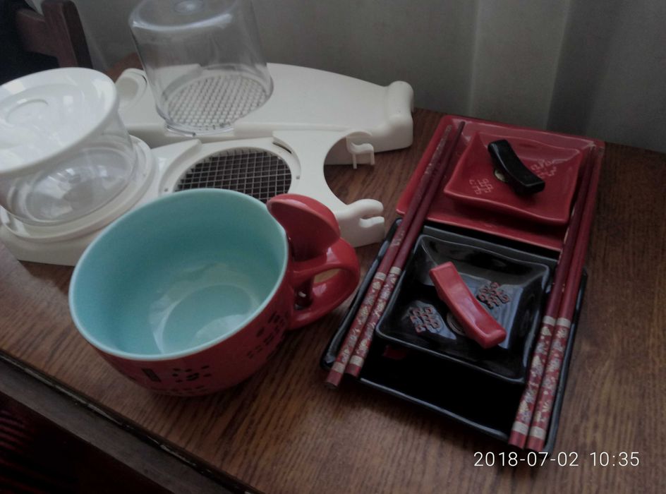 Новый подарочный набор для сервировки суши, ролл.  АНГЛИЯ. Фарфор.