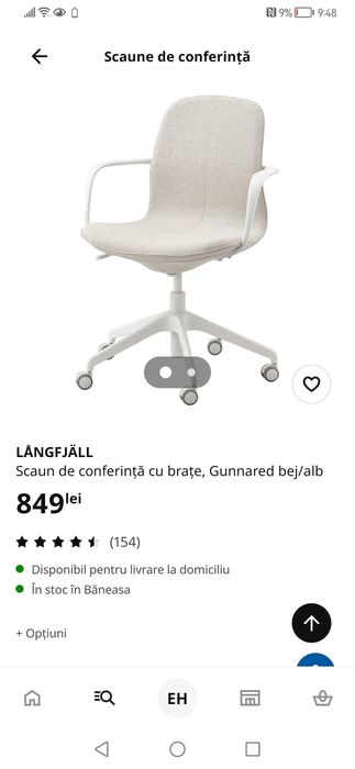 Scaun de conferință/birou rotativ