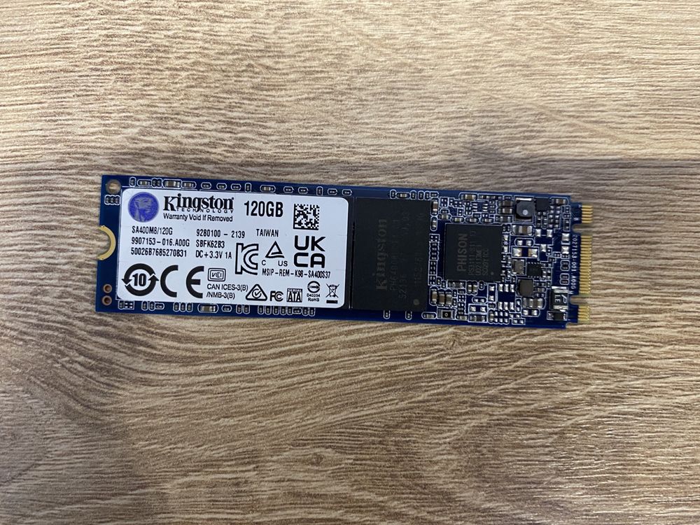 Новый SSD Kingston 120GB