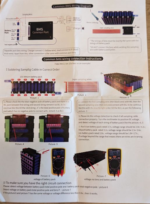 Smart BMS 3S Li-Ion 12V 150A cu răcire activă și senzor de temperatura