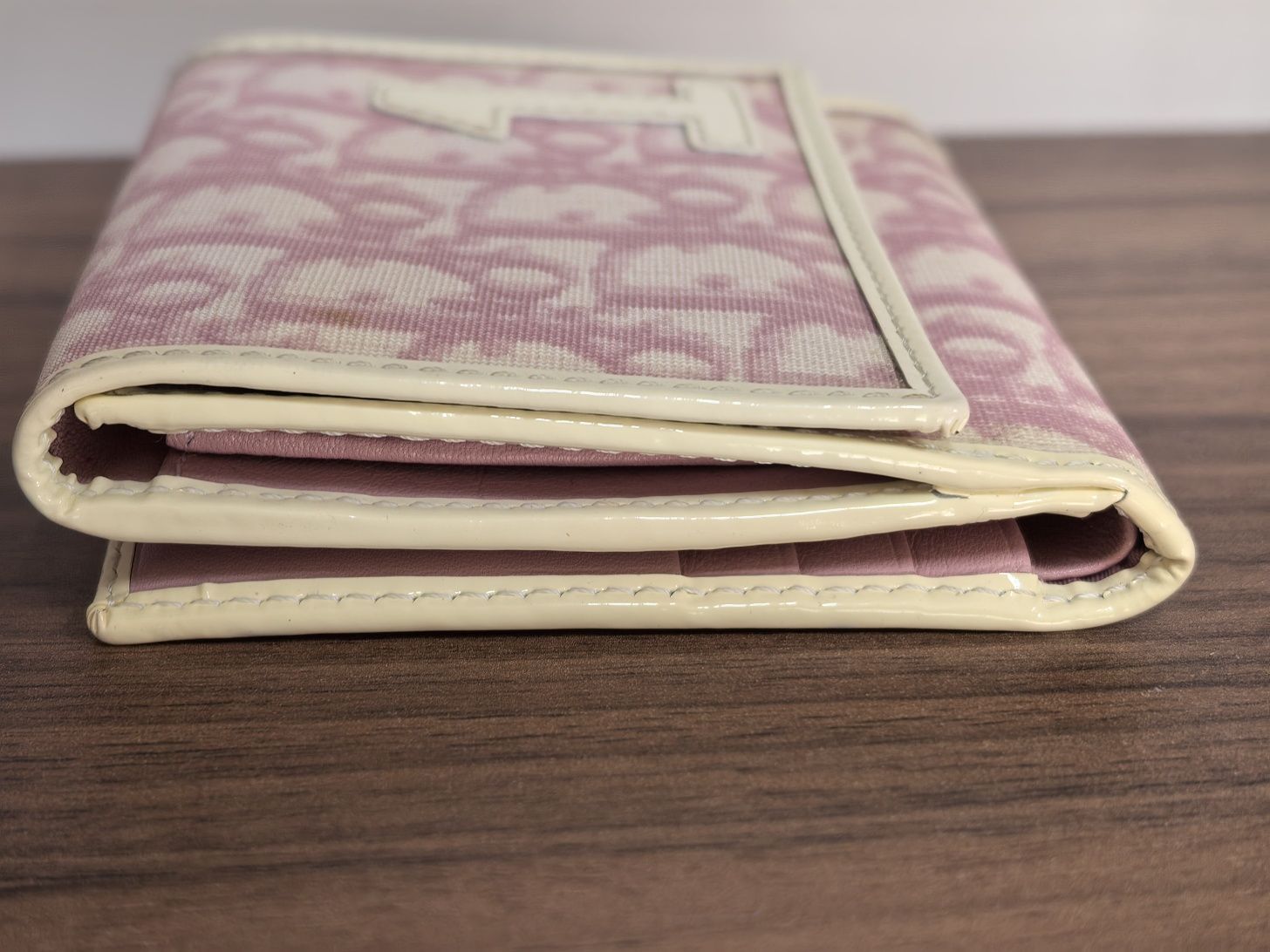 Christian Dior Trotter Monogram Pink Bifold Wallet