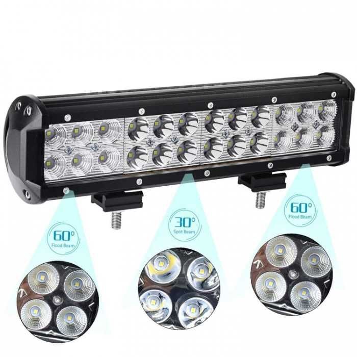 Led Bar Automat, 24 диода, 10V - 30V, 30см, 72W, Черен