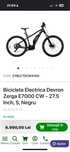 Vand bicicleta devron zerga e7000 cadru L