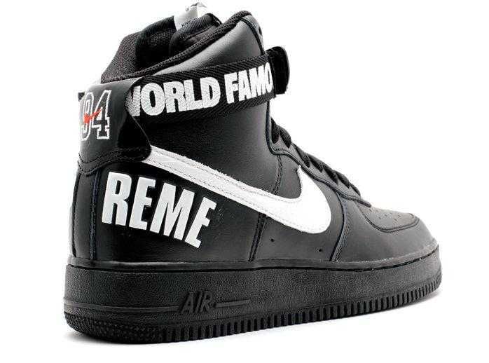 Ghete sneakers dama Supreme Air Force 1 - 94 World Famous bascheti