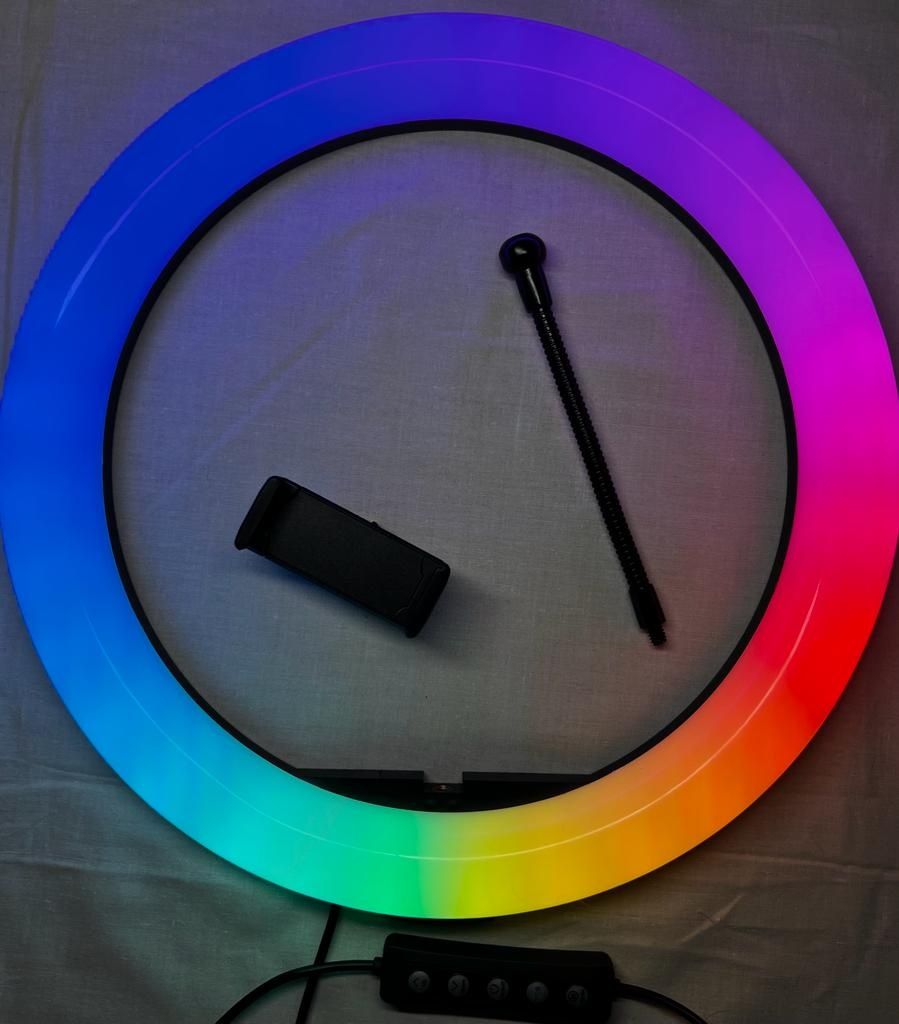 RGB LED кольцевая лампа