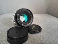 Obiectiv foto manual Nikon Nikkor 50mm F2 versiune pre AI