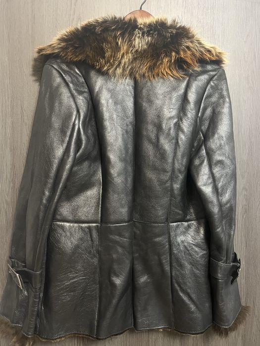 Естествена овча кожа дамско яке дубленка