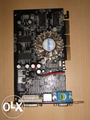 Placa video Geforce FX5500, 128 Mb perfect functionala, putin folosita