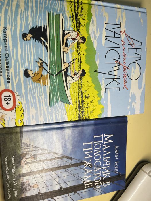 Книги лето в пионерском галстуке и мальчик в полосатой пижаме