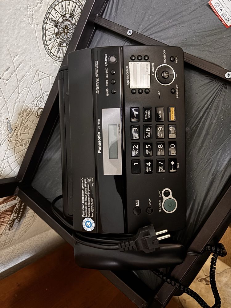Факс Panasonic KX-FT982RU Black KX-FT982 RU-B