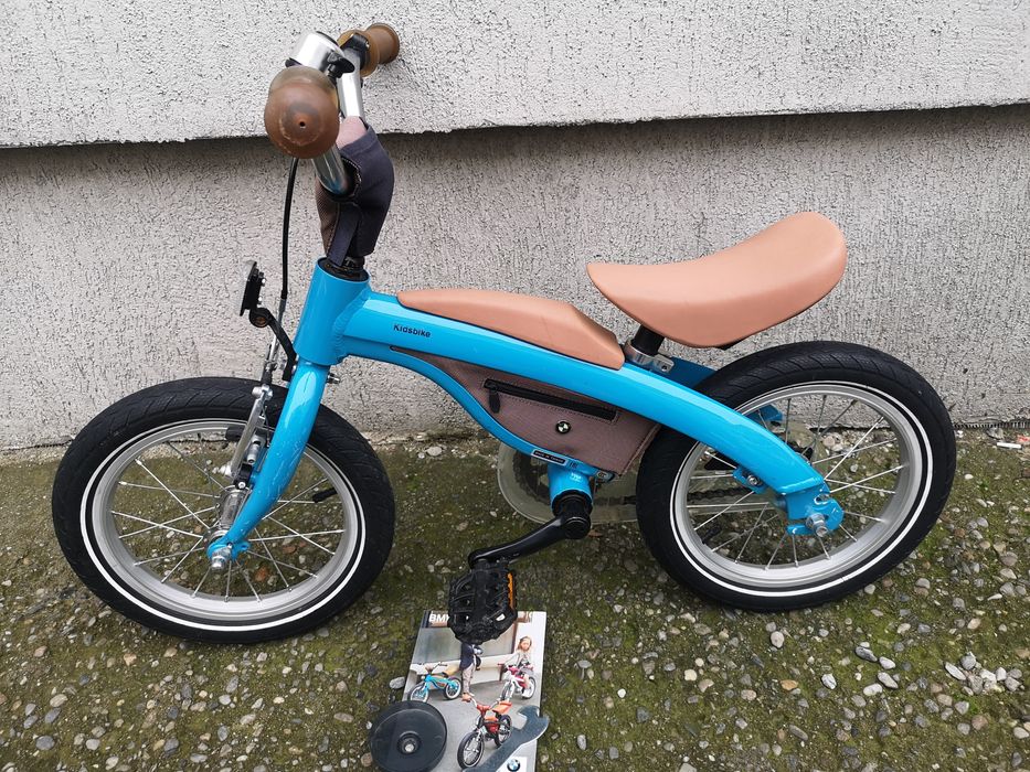 Bicicleta copii BMW Kidsbike 2 in 1, 14 zoll de la 2,5 ani la 6 ani