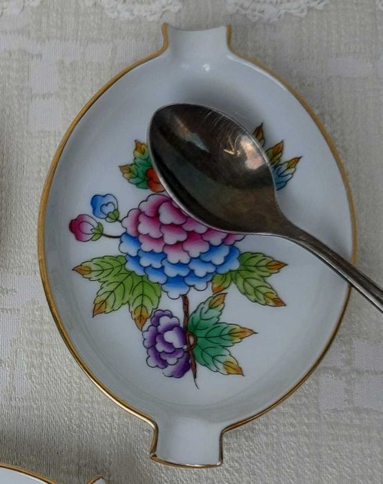 2 разкошни пепелника и купичка Herend
