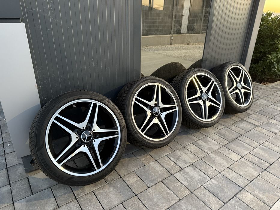 Mercedes със зимни гуми