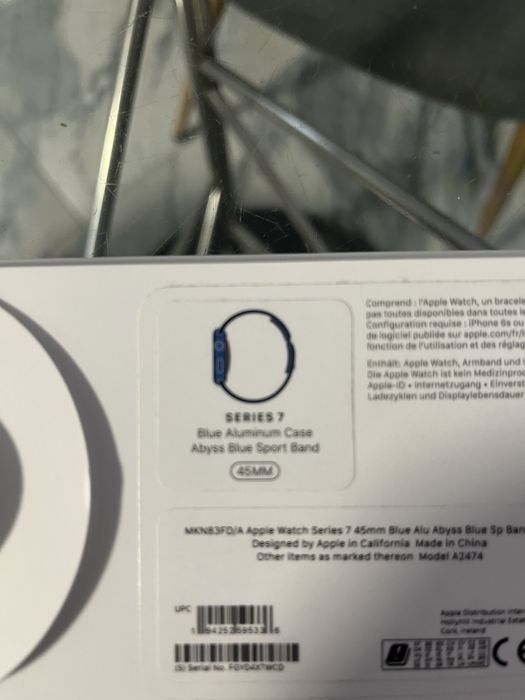 Apple Watch 7 Blue 46 mm