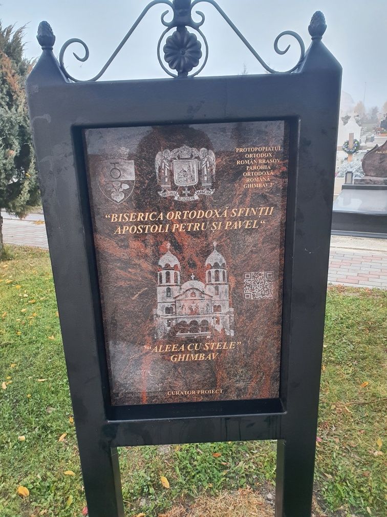 Gravura fata pe granit / inscriptionari / monumente funerare Brasov