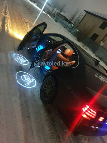 Лексус LX RX ES GX LS подсветка двери логотип авто LED подарок мужчине