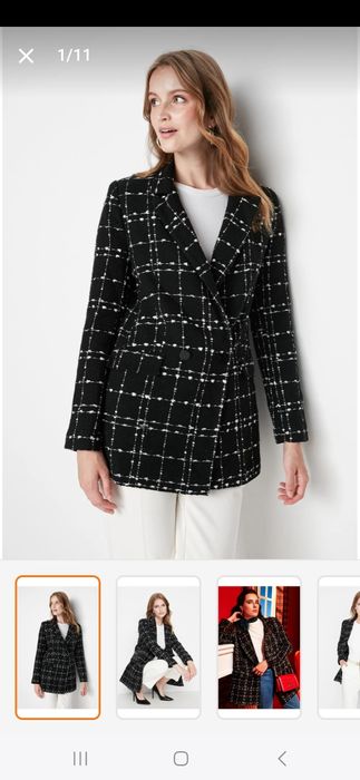 Женский твидовый пиджак