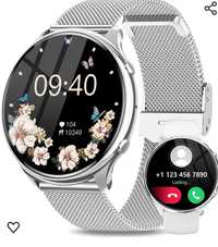 Smartwatch women (dama) silver pentru Android iOS