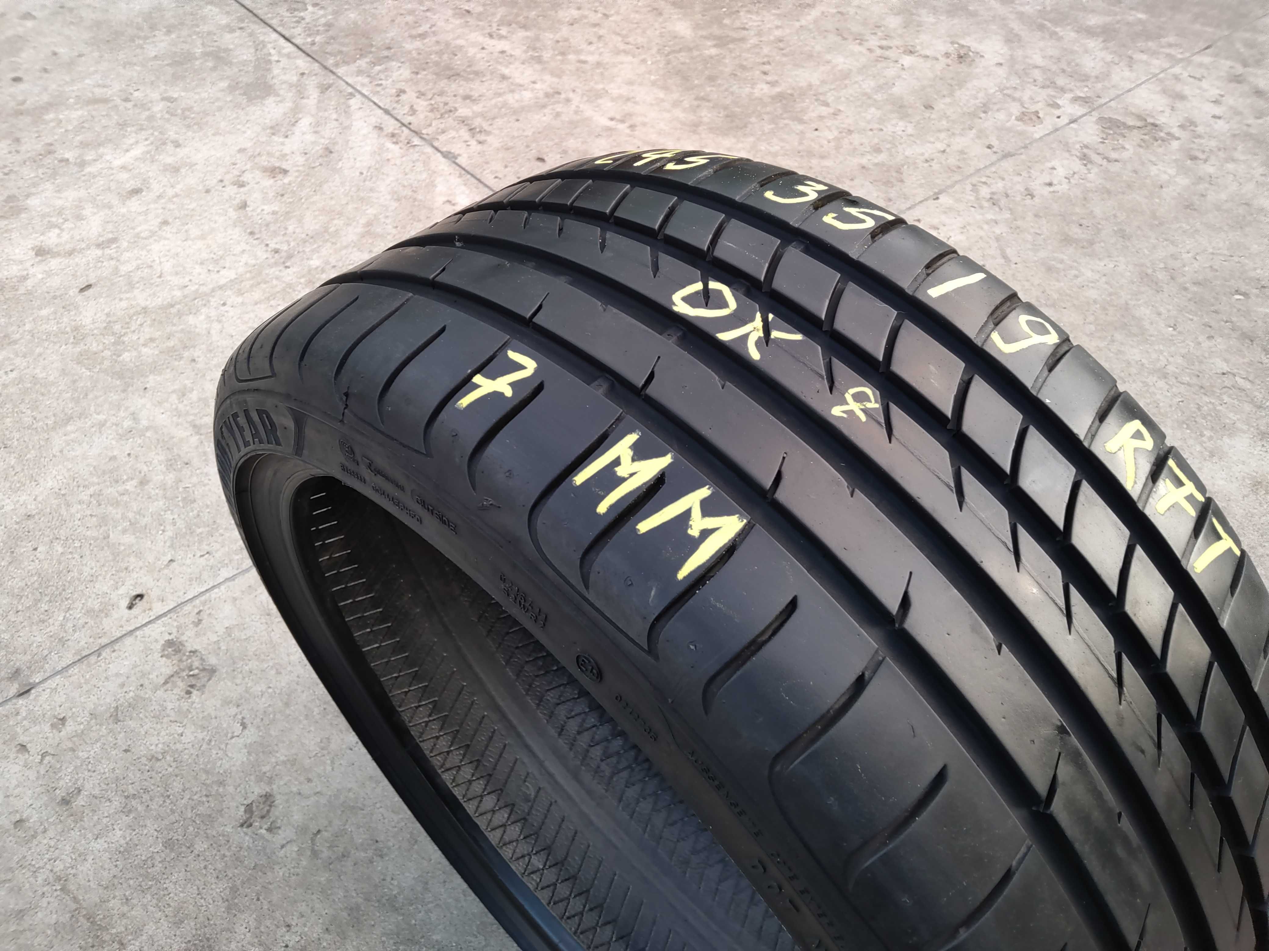 O anvelopa vara 245 35 19 goodyear asymmetric 2 run flat profil 7 mm