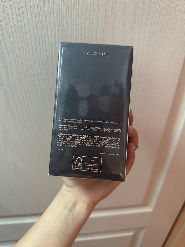 Bvlgari man in black parfum