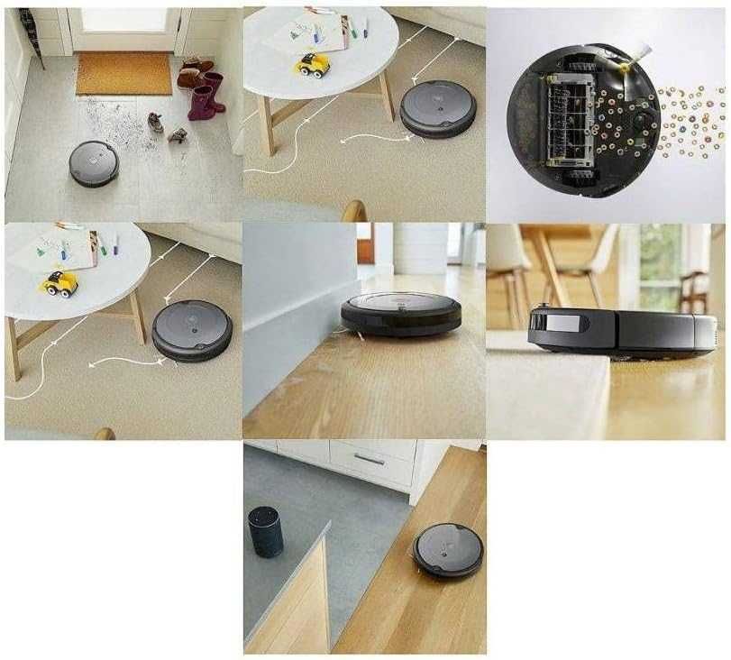 Робот прахосмукачка iRobot Roomba 697 съвместим с Alexa и Google Home