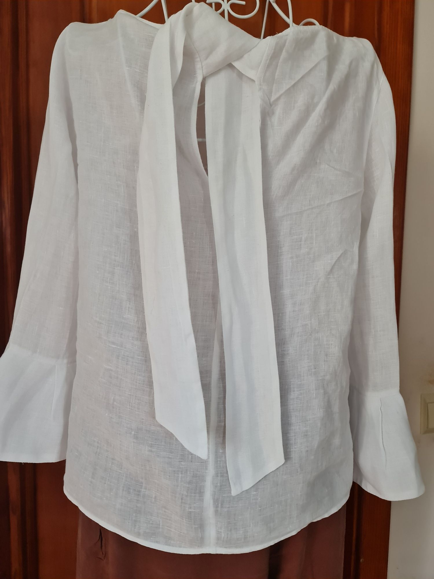 Bluză de in Massimodutti nou, fără etichetă