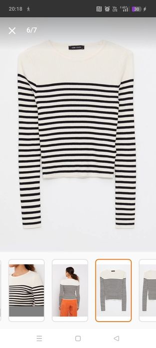 Bluza dungi dama mărime xs