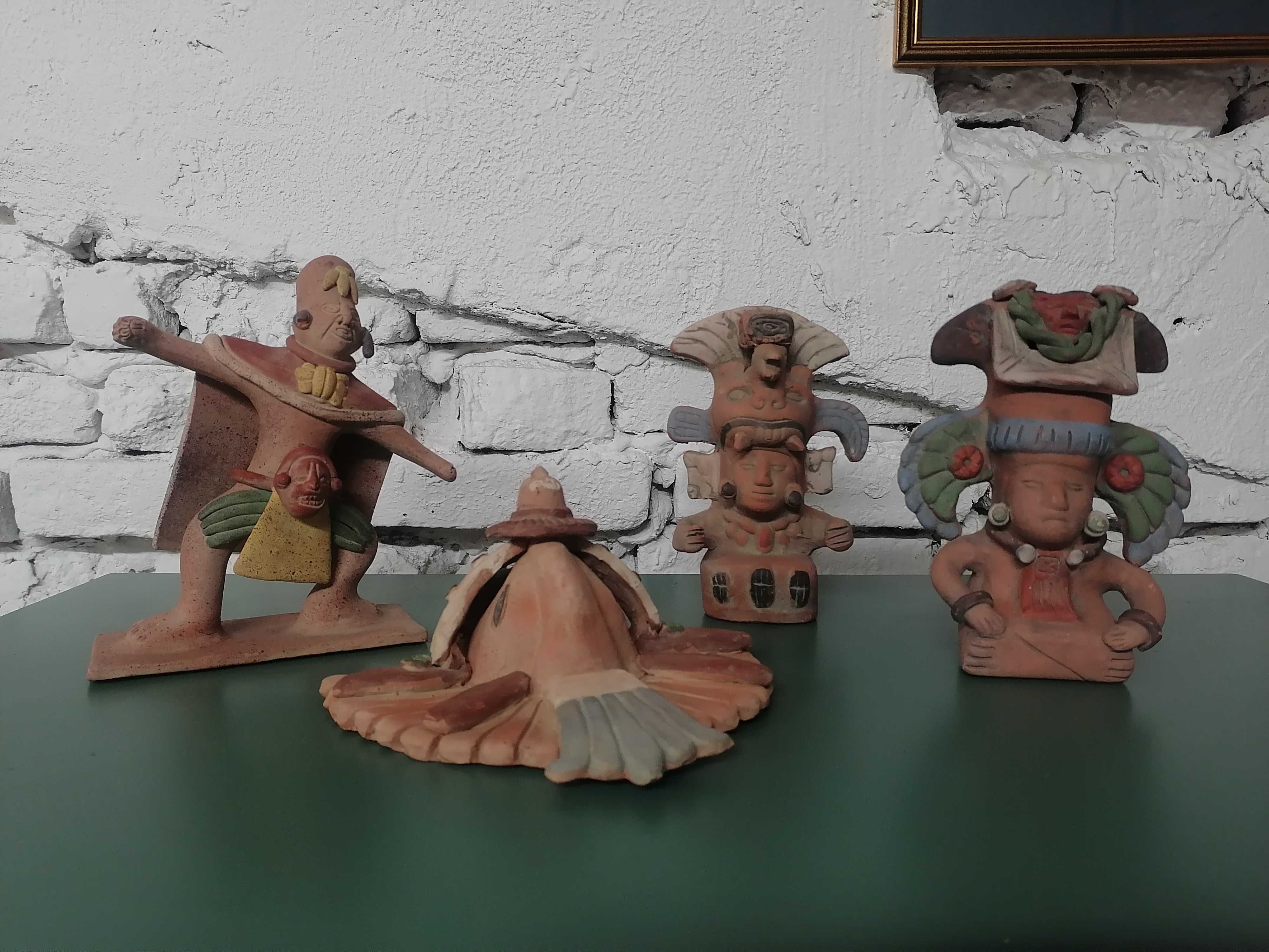 Figurine vechi din ceramica /Totem/Maya/Aztec/Statuete