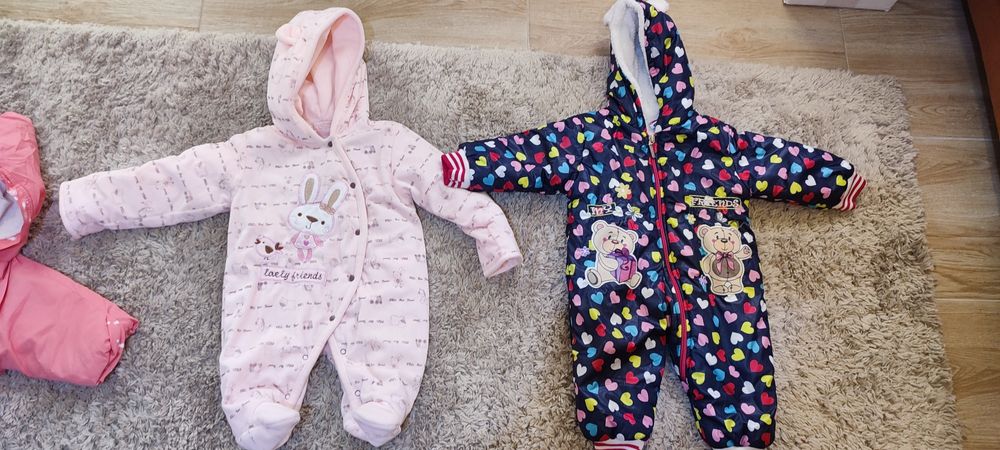 Combinezoane iarna fete marimea 74/6-9 luni