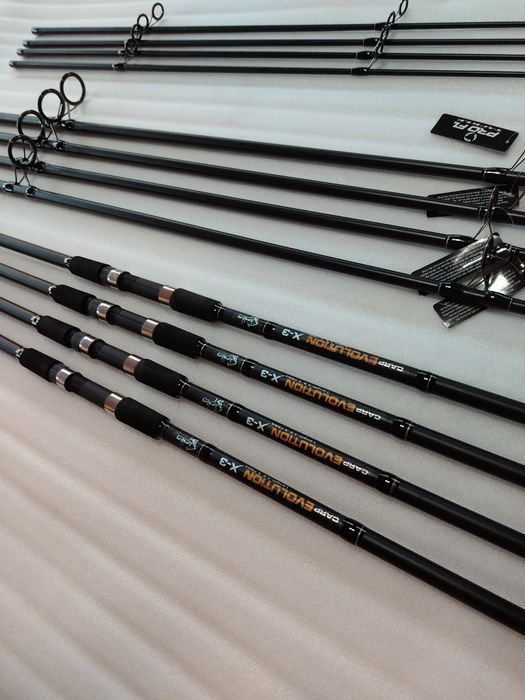 Set 4 Lansete Crap Pro Fl Evolution X-3, 3.9m 3.5 Lbs 3 segmente