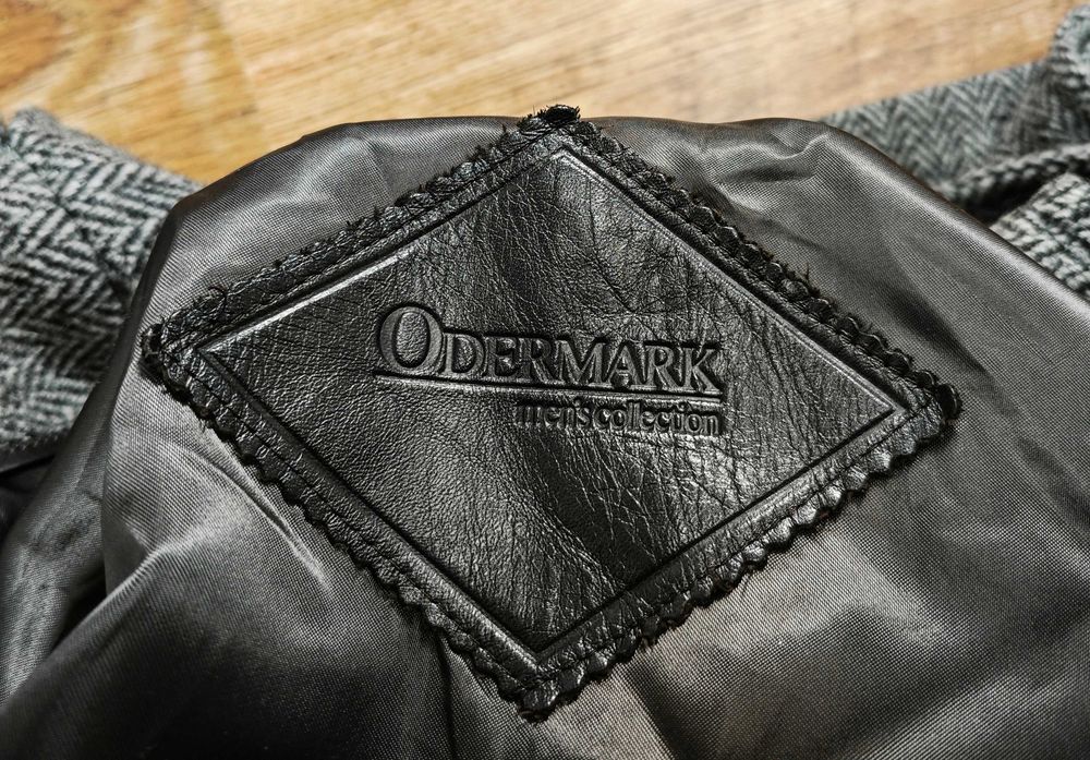 Odermark Harris Tweed Мъжко вълнено палто Размер 52