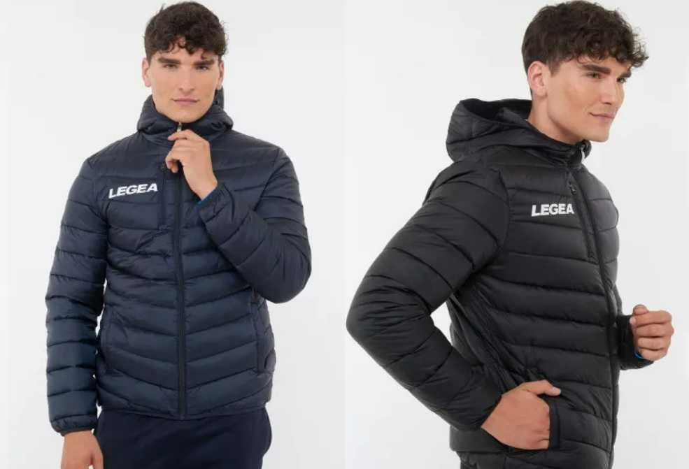 мъжко спортно яке Legea Monreal - черно и тъмносиньо