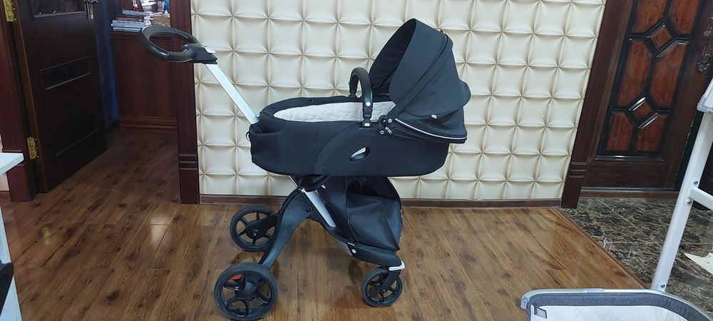 Детская коляска люлька stokke v6 xplory (база + люлька+сумка)