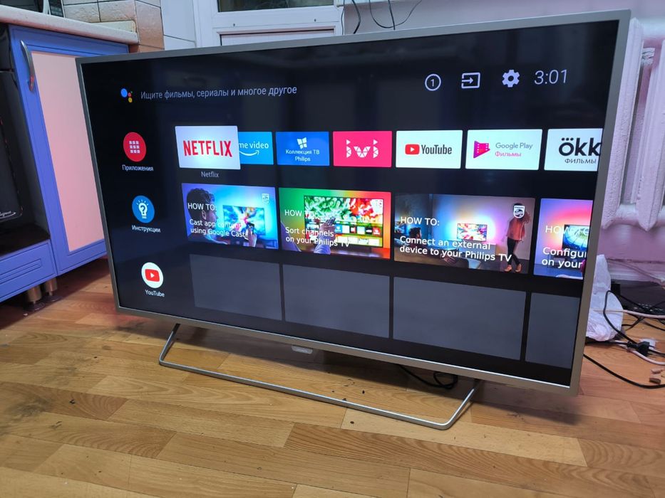 Смарт телевизор Philips 125 см smart tv WiFi YouTube