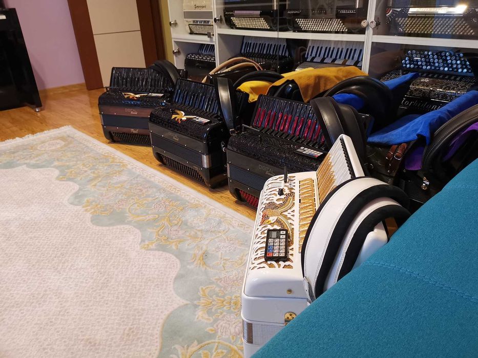 Acordeoane Digital Usoare cu Implant Midi JuziSound