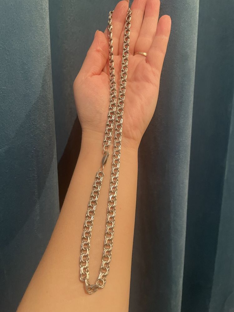 Цепь серебро 925проба
