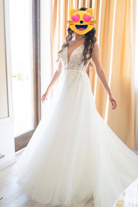 Vand rochie de mireasa Luce Sposa marime 38 -pret usor negociabil