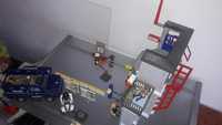 Playmobil "secție de pompieri + Police swat" bonus spital