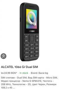 ALCATEL 1066 G / Dual SIM