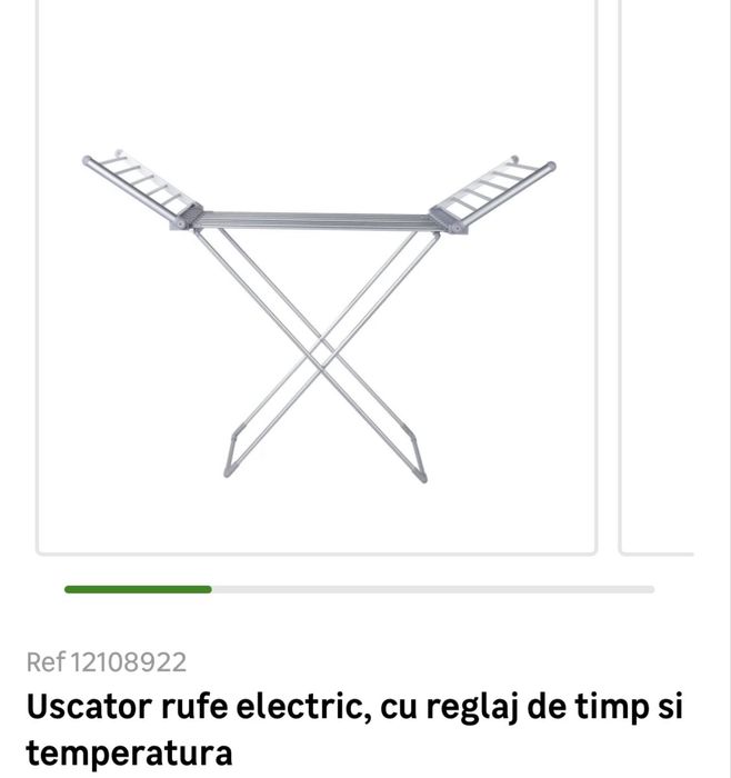 Uscator electric rufe cu reglaj temperatura si timp ,inox