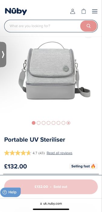 Sterilizator portabil UV