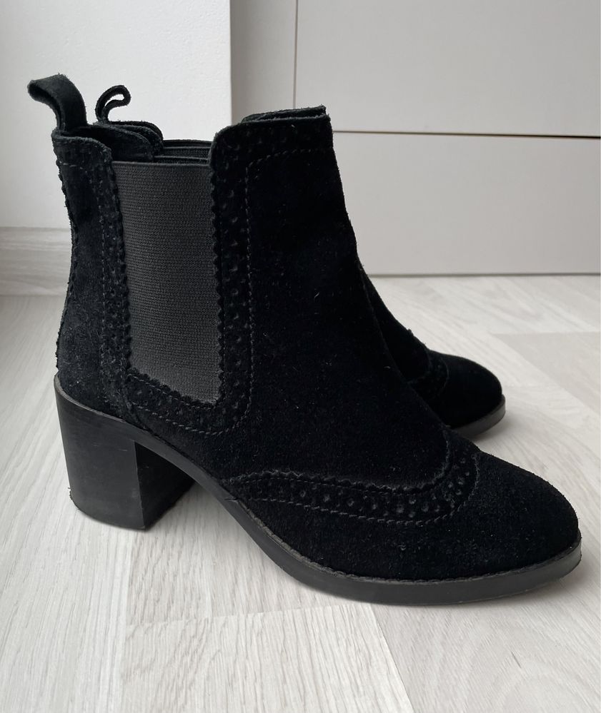 Botine piele intoarsa - Stradivadius, 36