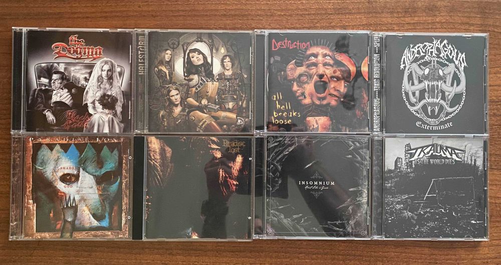 Оригинални метъл дискове CD колекция + подарък (29 диска)