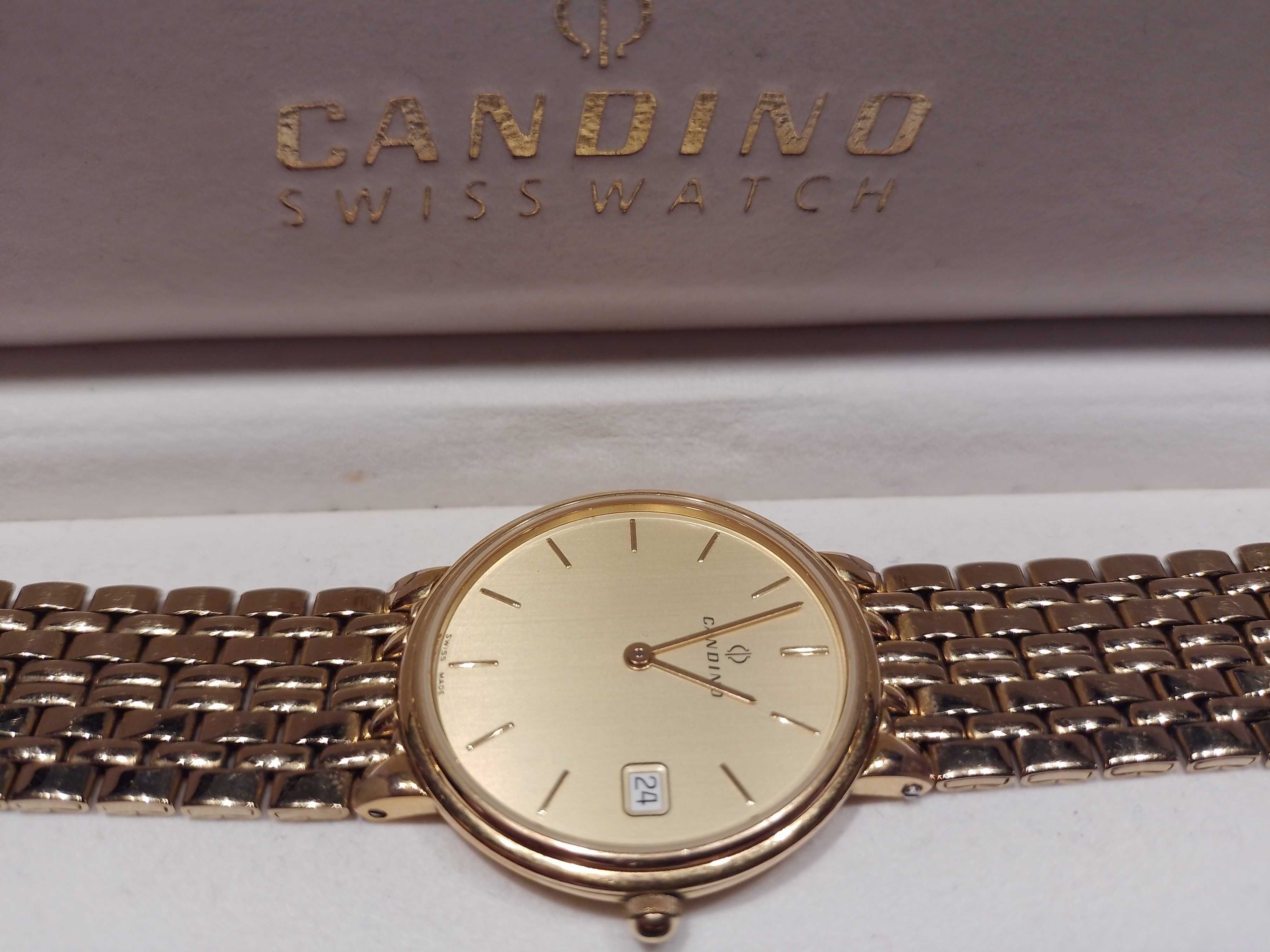 Ceas elvețian CANDINO,18 K GOLD Plated,colecția GENTS CLASSIC TIMELESS