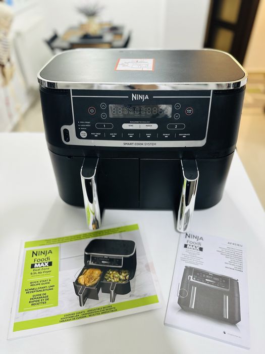 Friteuza cu aer cald dubla Ninja AF451EU 9,5 L