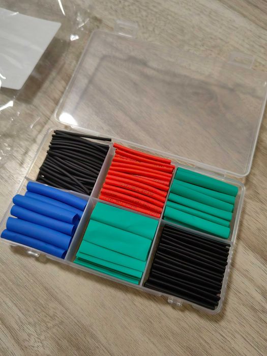 Set 210 piese tuburi termocontractante pentru reparația cablurilor