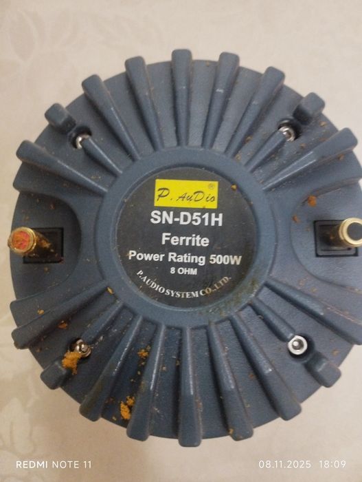 Продам пищалки твитеры  PAudıo ferrıt 500 watt. Пара