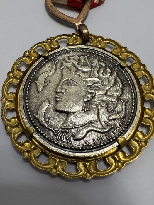 Medalie veche, moneda argint. Colectie