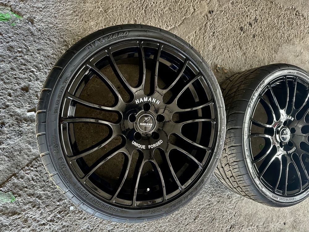 Jante hamann bmw 22’ cu anvelope